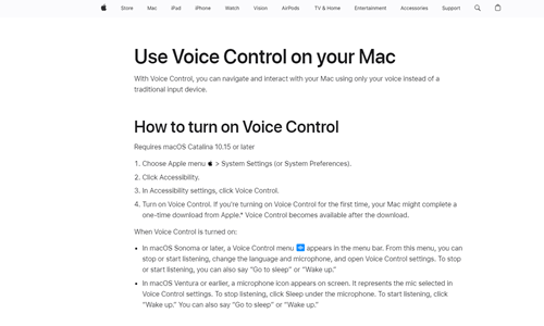 Apple Dictation