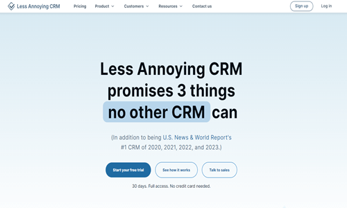 Less Annoyance CRM