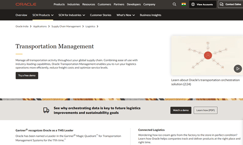oracle transportation management