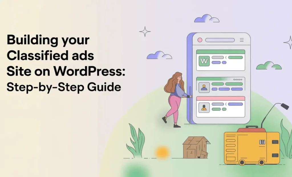 Step by step guide to create classified ad website